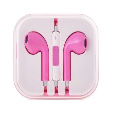 UNIVERZÁLNE STEREO SLÚCHADLÁ MEGA BASS HQ (handsfree) - ružové