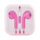 UNIVERZÁLNE STEREO SLÚCHADLÁ MEGA BASS HQ (handsfree) - ružové
