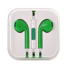 UNIVERZÁLNE STEREO SLÚCHADLÁ MEGA BASS HQ (handsfree) - zelené