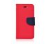 Púzdro knižkové FANCY pre HTC ONE M9 - červeno modré