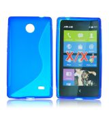 Púzdro SILIKÓNOVÉ S-LINE pre NOKIA X - modré