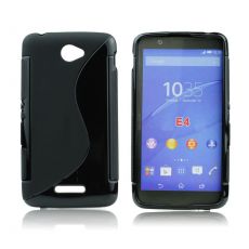 Púzdro SILIKÓNOVÉ S-LINE pre SONY XPERIA E4 - čierne