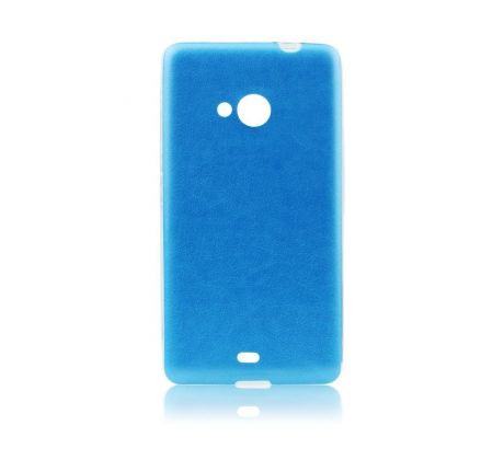 Púzdro SILIKÓNOVÉ JELLY CASE LEATHER pre HTC DESIRE 620 - modré