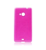 Púzdro SILIKÓNOVÉ JELLY CASE LEATHER pre HTC DESIRE 620 - ružové