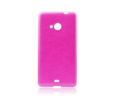 Púzdro SILIKÓNOVÉ JELLY CASE LEATHER pre HTC DESIRE 620 - ružové