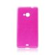 Púzdro SILIKÓNOVÉ JELLY CASE LEATHER pre HTC DESIRE 620 - ružové