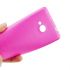 Púzdro SILIKÓNOVÉ JELLY CASE LEATHER pre SONY XPERIA E4 - ružové
