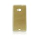 Púzdro SILIKÓNOVÉ JELLY CASE LEATHER pre SONY XPERIA E4 - zlaté