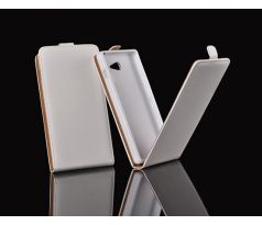 Púzdro knižkové SLIM FLIP FLEXI pre MICROSOFT LUMIA 640 - biele