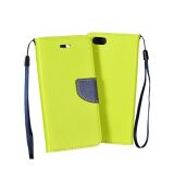 Púzdro knižkové FANCY pre SAMSUNG GALAXY TREND/TREND PLUS (S7560/S7580) - žlto modré