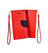 Púzdro knižkové FANCY pre SAMSUNG GALAXY TREND/TREND PLUS (S7560/S7580) - červeno modré