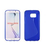Púzdro SILIKÓNOVÉ S-LINE pre SAMSUNG GALAXY S6 EDGE (G925) - modré