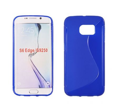 Púzdro SILIKÓNOVÉ S-LINE pre SAMSUNG GALAXY S6 EDGE (G925) - modré