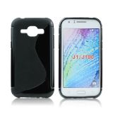Púzdro SILIKÓNOVÉ S-LINE pre SAMSUNG GALAXY J1 (J100) - čierne