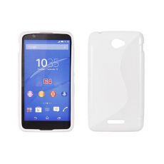 Púzdro SILIKÓNOVÉ S-LINE pre SONY XPERIA E4 - biele