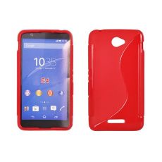 Púzdro SILIKÓNOVÉ S-LINE pre SONY XPERIA E4 - červené