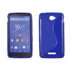 Púzdro SILIKÓNOVÉ S-LINE pre SONY XPERIA E4 - modré
