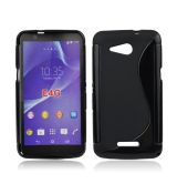 Púzdro SILIKÓNOVÉ S-LINE pre SONY XPERIA E4G - čierne