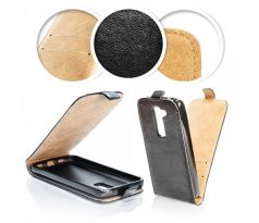 Púzdro Slim Flip Flexi pre LG G3 (D855) - čierne