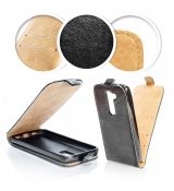 Púzdro knižkové SLIM FLIP FLEXI pre MICROSOFT/NOKIA LUMIA 630/635 - čierne