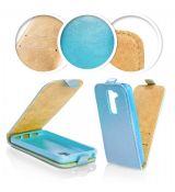 Púzdro knižkové SLIM FLIP FLEXI pre SONY XPERIA M4 AQUA - modré (sky)