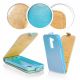 Púzdro knižkové  SLIM FLIP FLEXI pre SONY XPERIA M4 AQUA - modré (sky)
