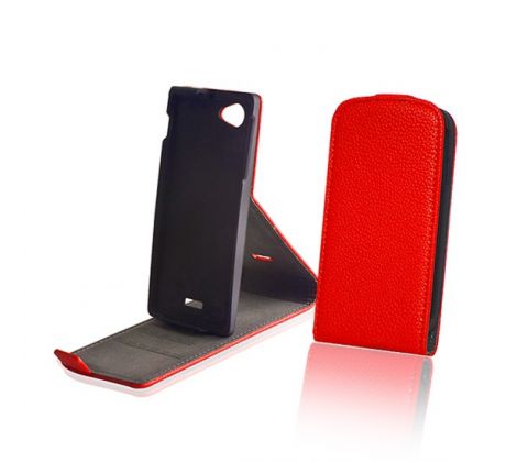 Knižkové púzdro FLIP CASE STAND pre SONY XPERIA SP - červené