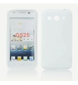 Púzdro SILIKÓNOVÉ S-LINE pre HUAWEI ASCEND G525 - biele