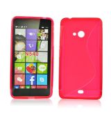 Púzdro SILIKÓNOVÉ S-LINE pre MICROSOFT LUMIA 540 - červené