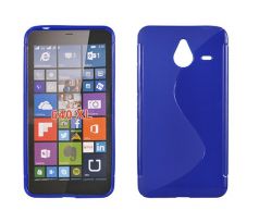 Púzdro SILIKÓNOVÉ S-LINE pre MICROSOFT LUMIA 640 - modré