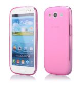 Púzdro SILIKÓNOVÉ FITTY MILK pre SAMSUNG GALAXY S3 (i9300) - ružové