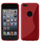 Púzdro SILIKÓNOVÉ S-LINE pre APPLE IPHONE 5C - červené