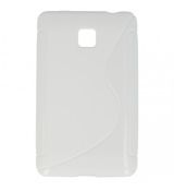 Púzdro SILIKÓNOVÉ S-LINE pre LG L3 2 (E430) - biele