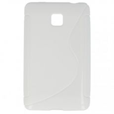 Púzdro SILIKÓNOVÉ S-LINE pre LG L3 2 (E430) - biele