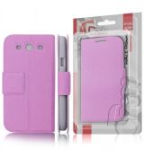 Knižkové Púzdro SLIM SMART pre APPLE IPHONE 4/4S - ružové (light)