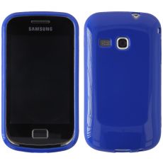 Púzdro SILIKÓNOVÉ JELLY CASE pre SAMSUNG GALAXY MINI 2 (S6500) - modré