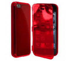 Púzdro SILIKÓNOVÉ JELLY CASE ULTRA pre APPLE IPHONE 5C - červené