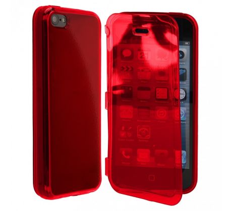 Púzdro SILIKÓNOVÉ JELLY CASE ULTRA pre APPLE IPHONE 5C - červené