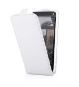 Púzdro knižkové SLIM FLIP FLEXI pre HTC ONE (M7) - biele
