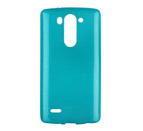 Púzdro SILIKÓNOVÉ JELLY CASE METALLIC pre LG G3s/MINI/BEAT (D722)  - modré