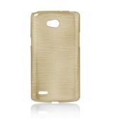 Púzdro SILIKÓNOVÉ JELLY CASE METALLIC pre LG L80 (D373)  - zlaté