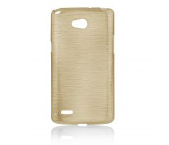 Púzdro SILIKÓNOVÉ JELLY CASE METALLIC pre LG L80 (D373) - zlaté