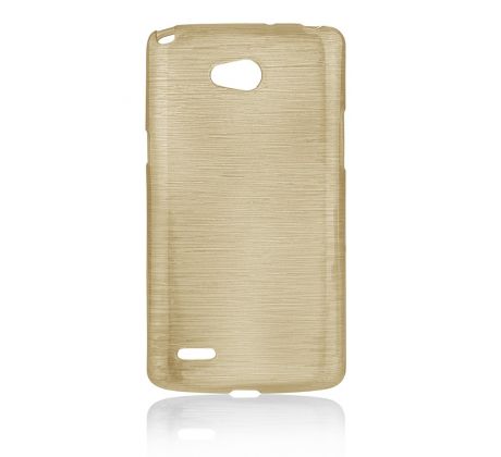 Púzdro SILIKÓNOVÉ JELLY CASE METALLIC pre LG L80 (D373)  - zlaté