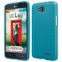 Púzdro SILIKÓNOVÉ JELLY CASE METALLIC pre LG L90 (D405)  - modré
