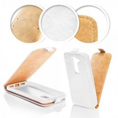 Púzdro knižkové SLIM FLIP FLEXI (CT) pre LG G4c (G4 MINI) - biele