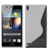 Púzdro SILIKÓNOVÉ S-LINE pre HUAWEI ASCEND P6 - transparentné