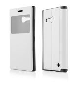 Knižkové Púzdro SLIM VIEW pre NOKIA LUMIA 730 - biele