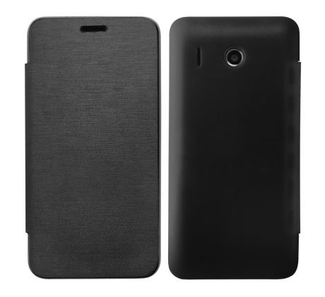 Púzdro Knižkové FLIP CASE pre HUAWEI ASCEND Y320 - čierne