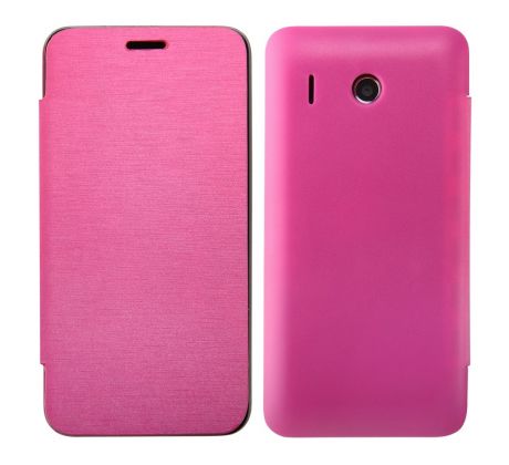 Púzdro Knižkové FLIP CASE pre HUAWEI ASCEND Y320 - ružové