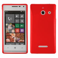 Púzdro SILIKÓNOVÉ JELLY CASE pre HUAWEI ASCEND W1 - červené